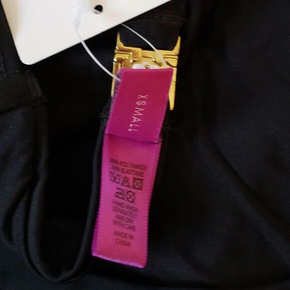 L'Agent by Agent Provocateur Adrina Halter Cutout One-Piece Swimsuit Black XS - Picture 14 of 15